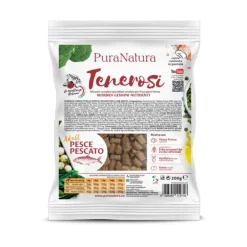 PuraNatura Tenerosi Pesce Cibo Secco Cani Adulti Sacco 200g