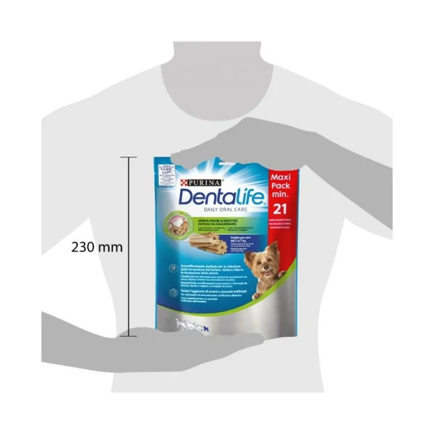 Purina Dentalife Snack Daily Oral Care Per Cani 2 - 7kg Taglia Mini 21 Stick