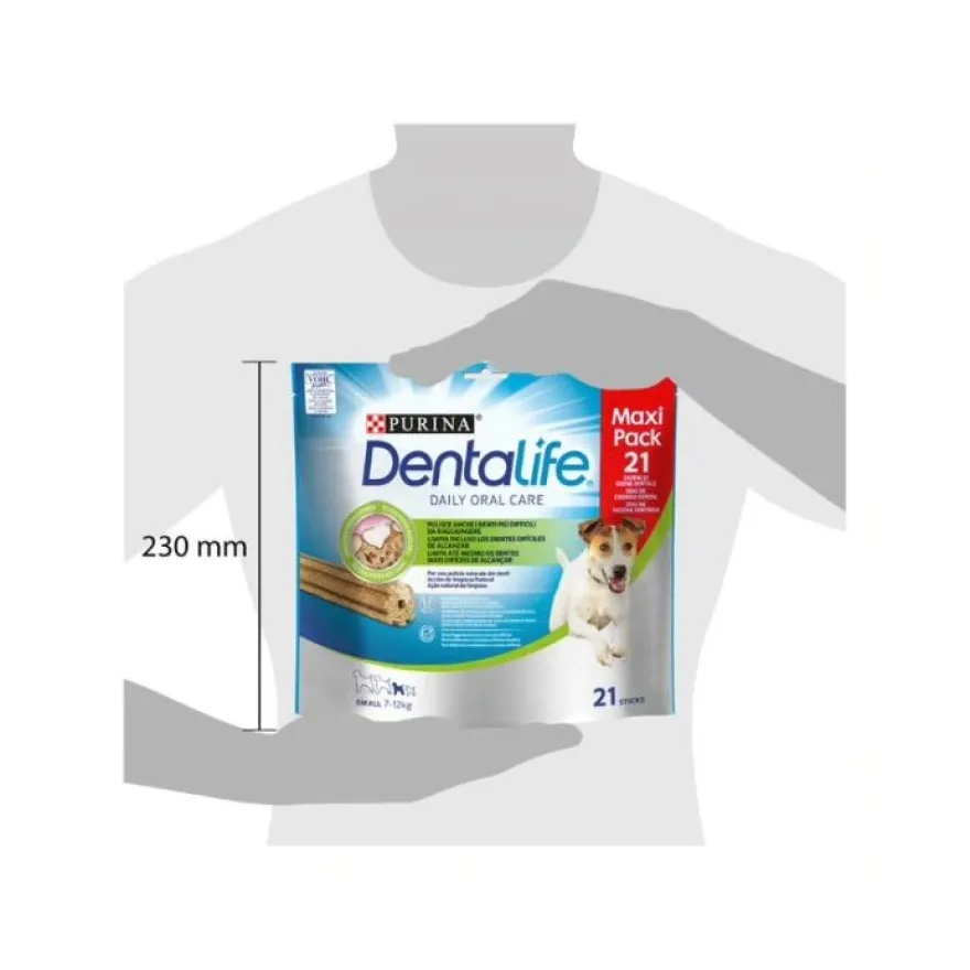 Purina Dentalife Snack Daily Oral Care Per Cani 7 - 12kg Taglia Small 21 Stick