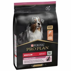 Purina Pro Plan Medium Adult Sensitive Skin Cibo Secco Con Salmone Cani Adulti Taglia Media 3kg