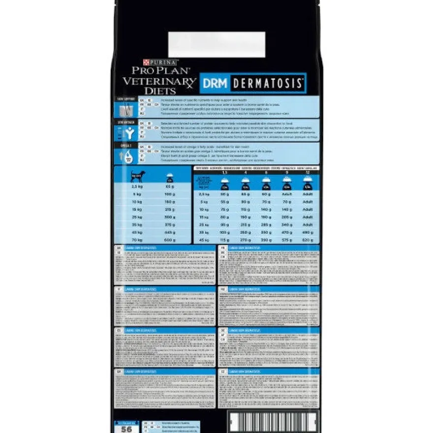 Purina Pro Plan Veterinary Diets Secco Cane DRM Dermatosis Sacco 12kg