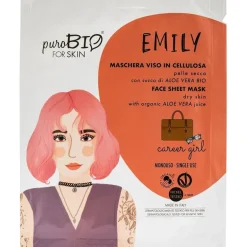 Purobio For Skin Emily Maschera In Tessuto 14 Pelle Secca 15ml