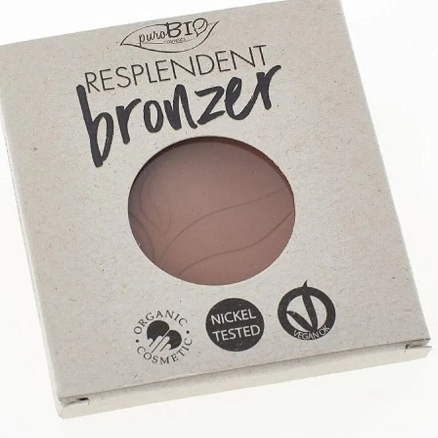 PuroBio Resplendent Bronzer Refill Terra Compatta N.05 Marrone Caldo 9g