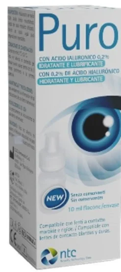 Puro Gocce Oculari Acido Ialuronico 0,2% 10ml