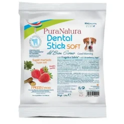PuroNatura Dental Stick Soft Buongiorno Cani Taglia Mini 7 Pezzi