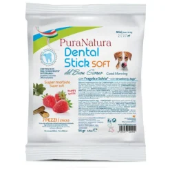 PuroNatura Dental Stick Soft Buongiorno Cani Taglia Mini 7 Pezzi