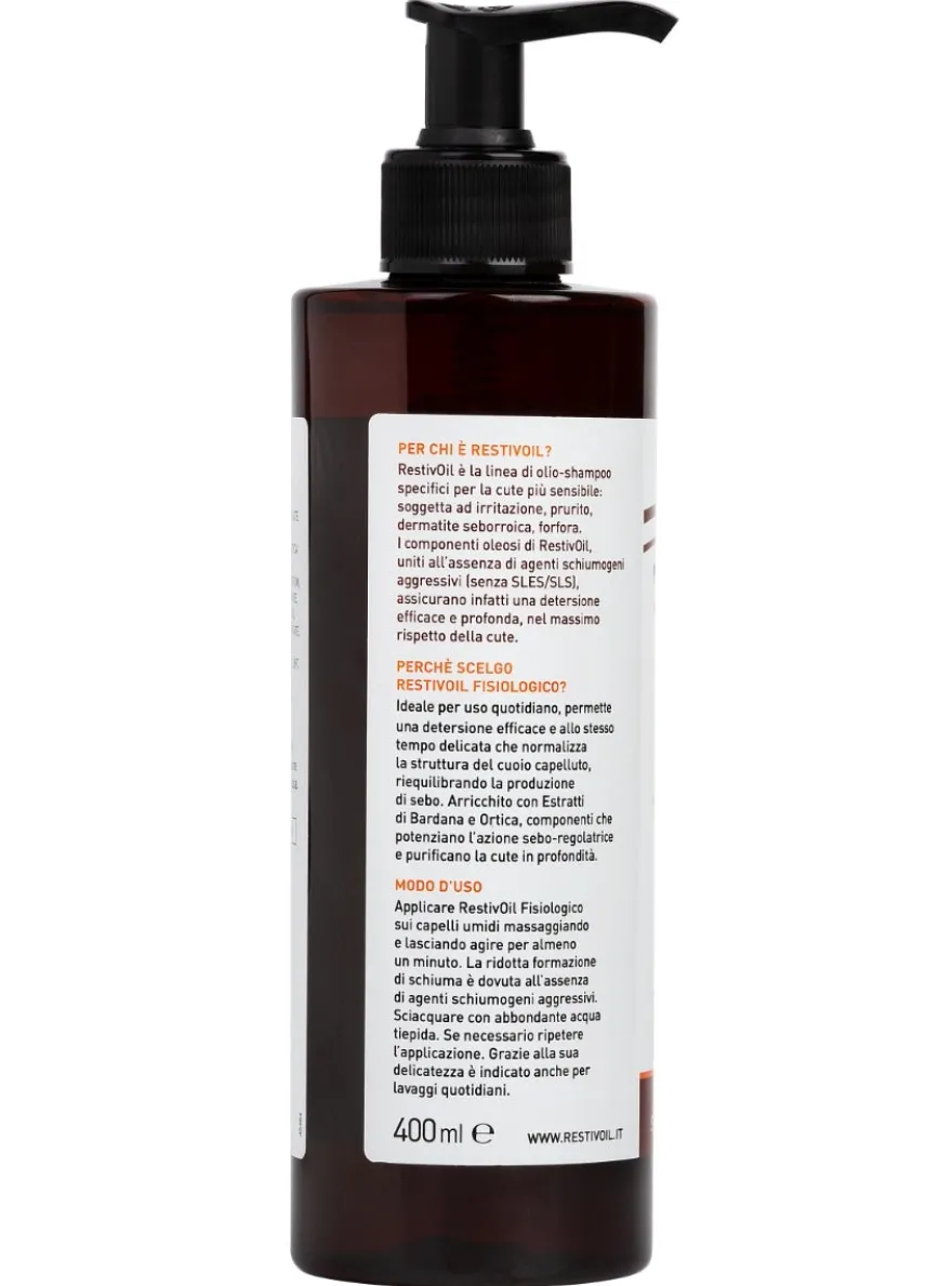 Restivoil Olio Shampoo Sebonormalizzante 400ml - Capelli Grassi