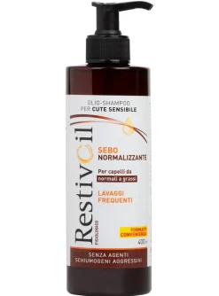 Restivoil Olio Shampoo Sebonormalizzante 400ml - Capelli Grassi