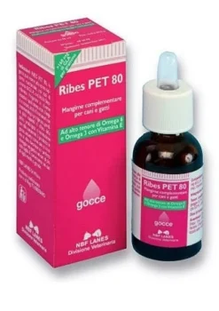 Ribes Pet 80 Gocce Mangime Complementare Per Cani E Gatti 25ml