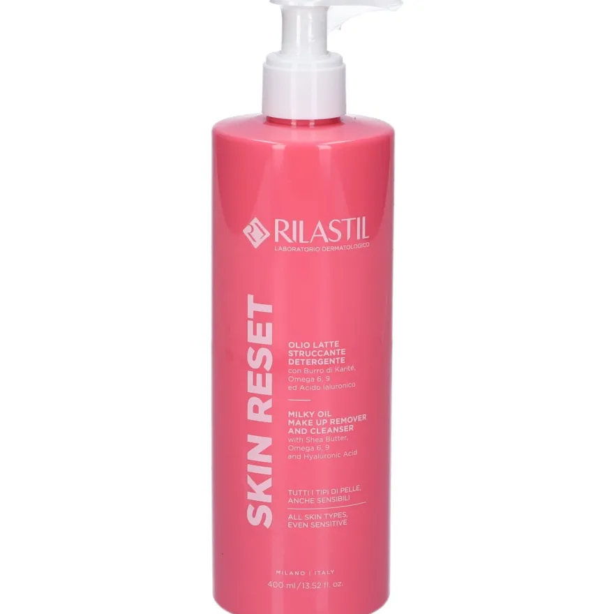 Rilastil Skin Reset Olio Latte Detergente Struccante 400ml