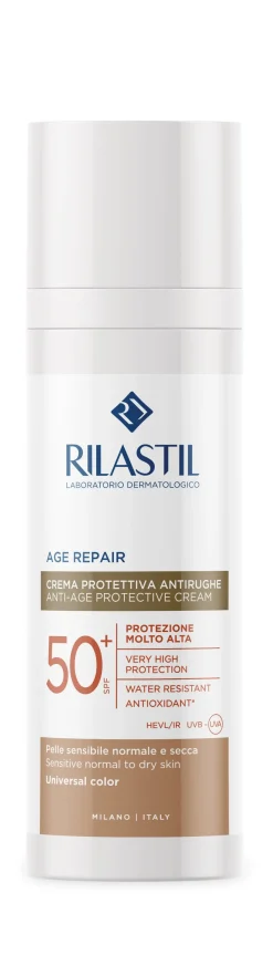 Rilastil Sun Age Repair Crema Solare SPF50+ Universal Color 50ml