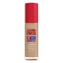 Rimmel Fondotinta Lasting Finish 35h Con Acido Ialuronico 200 Soft Beige 30ml