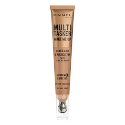 Rimmel Multi-tasker Wake Me Up Correttore & Fondotinta Formula Vegana 065 Rose Honey 20ml