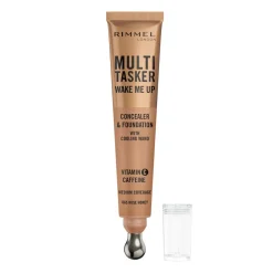 Rimmel Multi-tasker Wake Me Up Correttore & Fondotinta Formula Vegana 065 Rose Honey 20ml