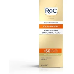 Roc Fluido Solare Viso Anti-Rughe Levigante SPF50+ 50ml