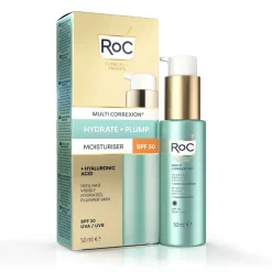 Roc Kit Hydrate + Plump Siero Viso 30 Capsule +Idratante Viso 50ml SPF30