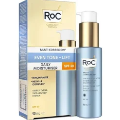 Roc Multi Correxion Even Tone + Lift Idratante SPF30 50ml