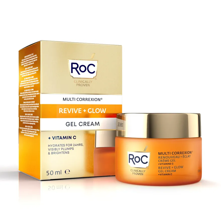 Roc Multi Correxion Revive&Glow Crema Viso Gel Illuminante 50ml