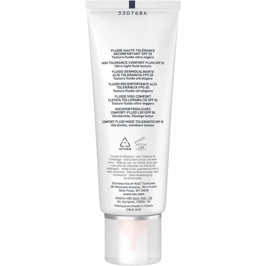 Roc Solare Viso Fluido Elevata Tollerabilità SPF50 50ml