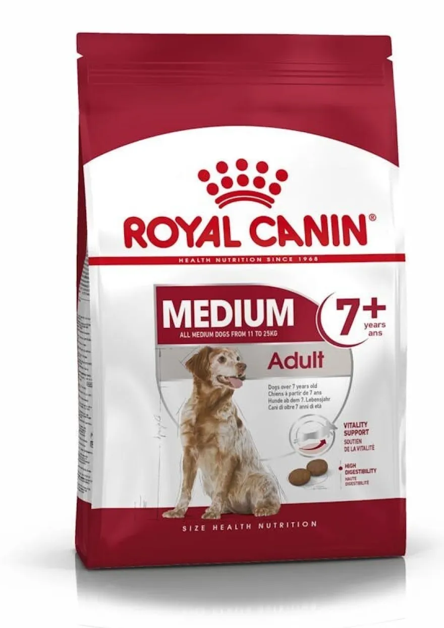 Royal Canin Medium Adult 7+ Alimento Secco Per Cani 15kg