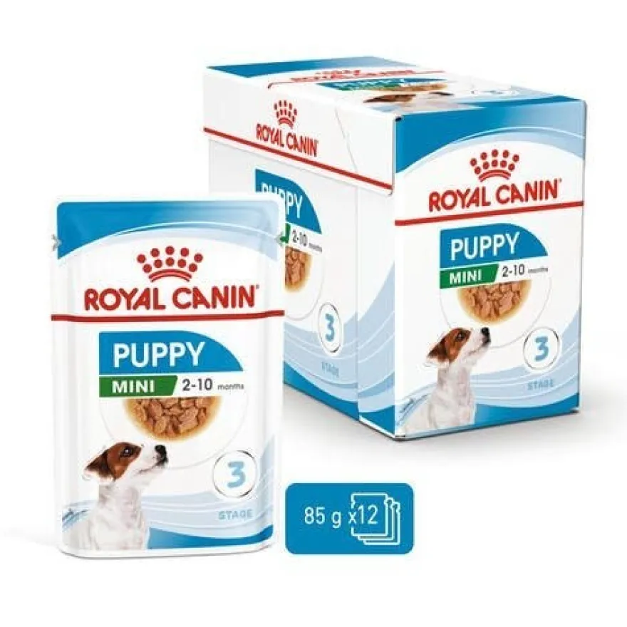 Royal Canin Puppy Mini Bocconcini In Salsa Per Cani Cuccioli Taglia Mini 12 Bustine