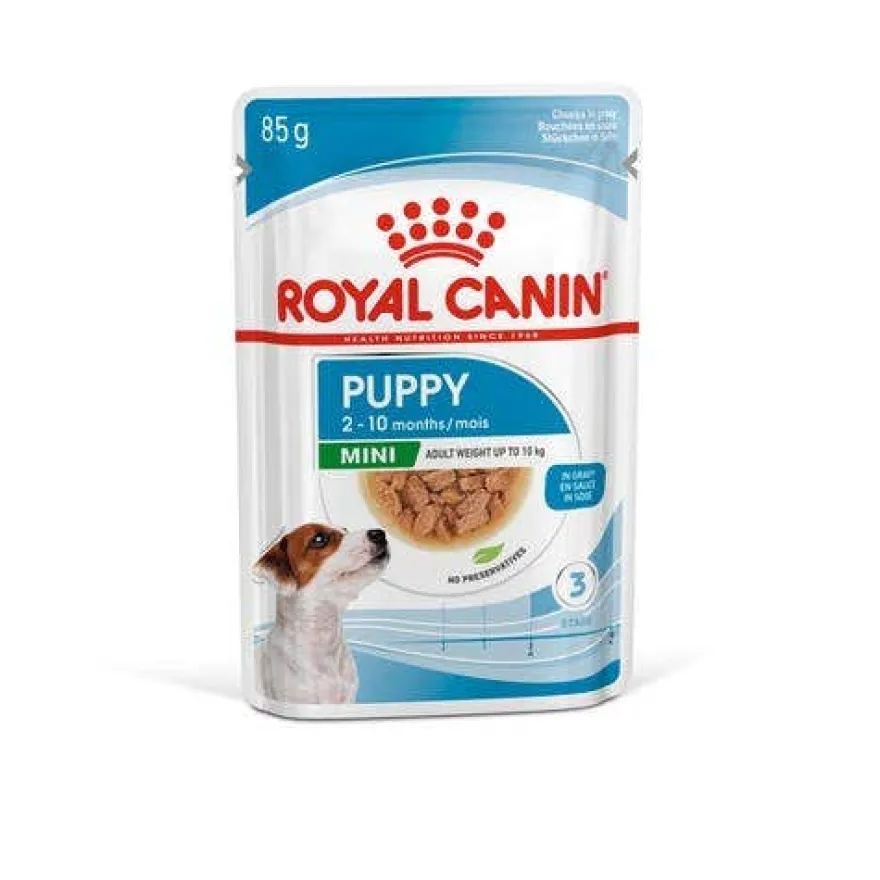 Royal Canin Puppy Mini Bocconcini In Salsa Per Cani Cuccioli Taglia Mini 12 Bustine