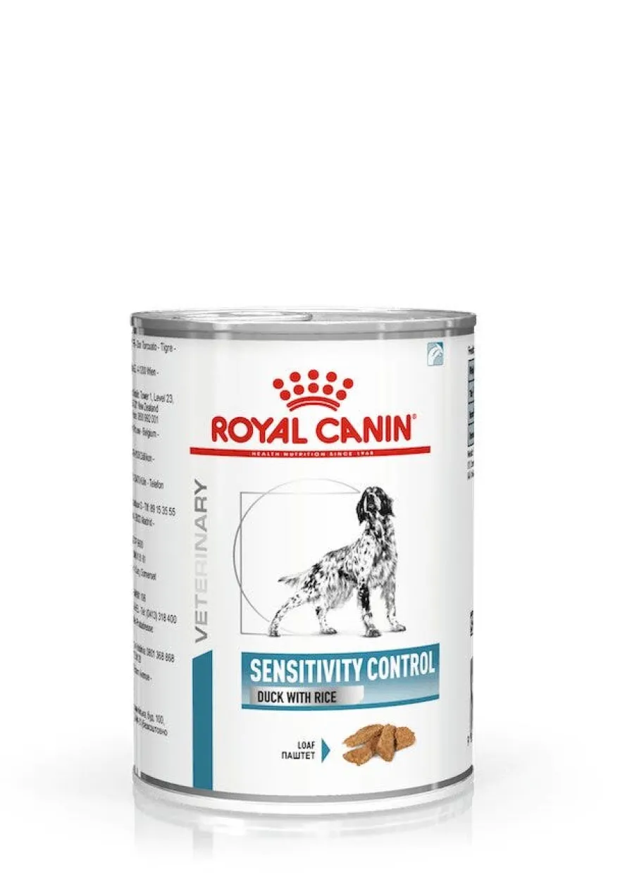 Royal Canin Veterinary Sensitivity Control Cibo Umido Con Anatra/Riso Per Cani Adulti Barattolo 410g