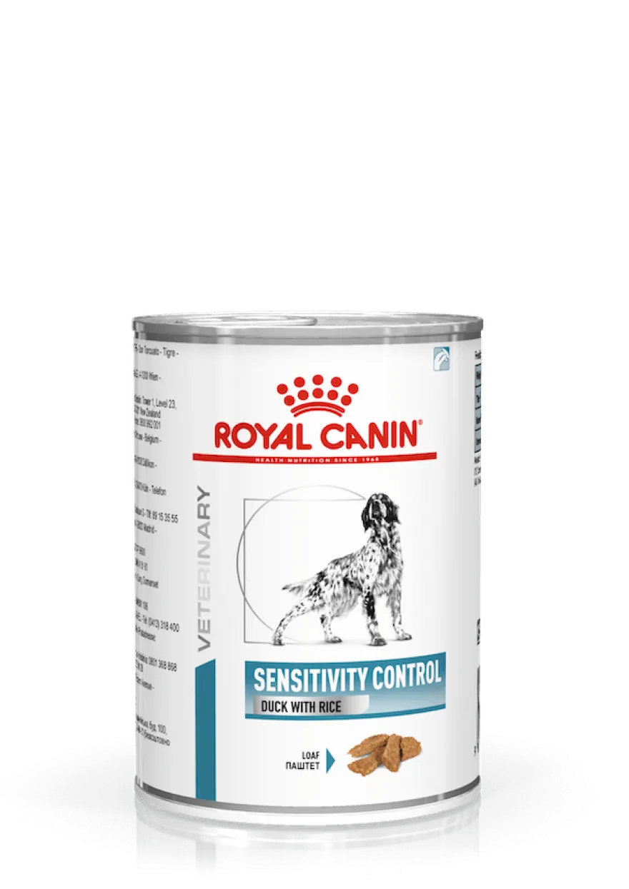 Royal Canin Veterinary Sensitivity Control Cibo Umido Con Anatra/Riso Per Cani Adulti Barattolo 410g