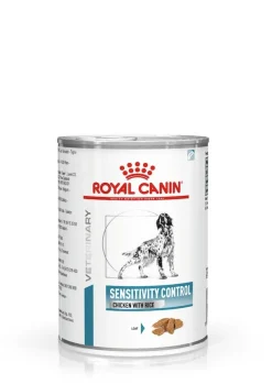 Royal Canin Veterinary Sensitivity Control Paté Con Pollo/Riso Per Cani Adulti Barattolo 410g
