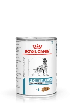 Royal Canin Veterinary Sensitivity Control Paté Con Pollo/Riso Per Cani Adulti Barattolo 410g