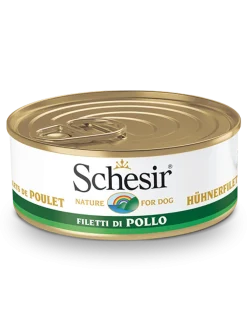 Schesir Filetti Di Pollo Cibo Umido Cani Adulti Lattina 150 g