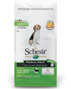 Schesir Maintenance Crocchette Con Agnello Per Cani Adulti Taglia Media Sacco 12kg