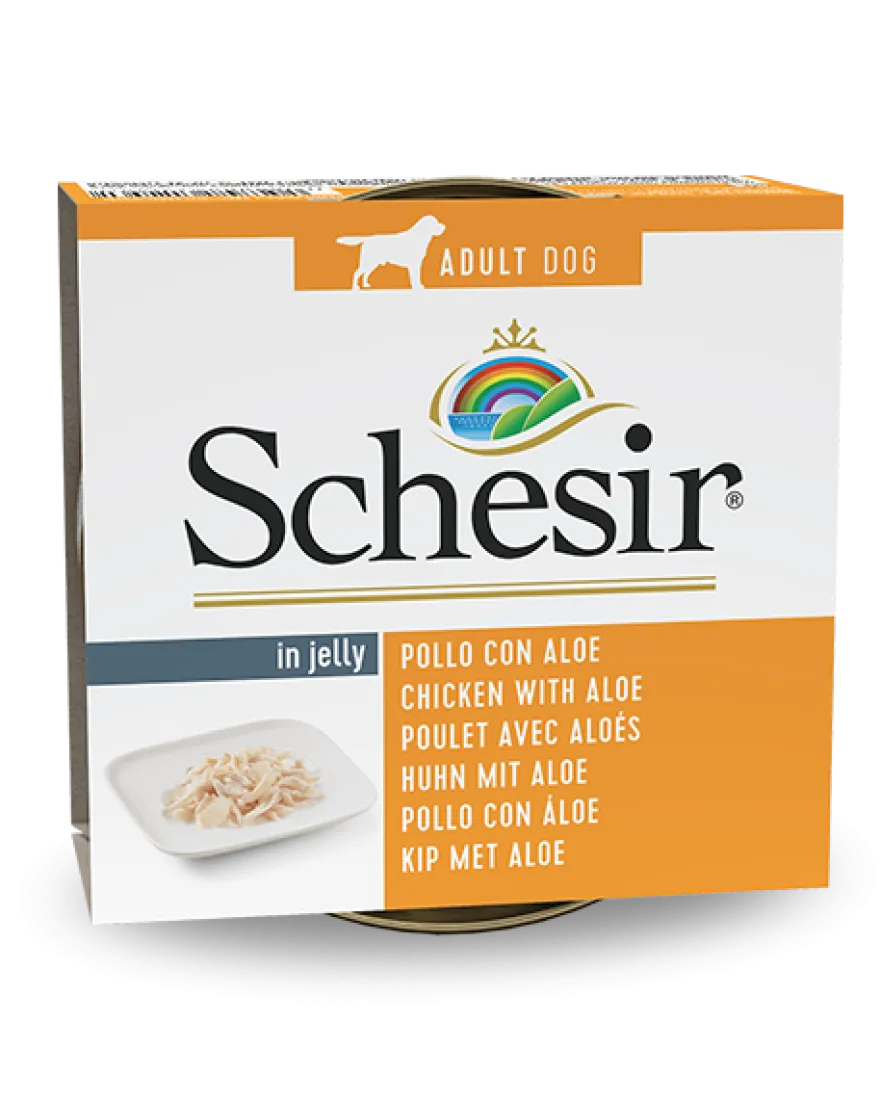 Schesir Pollo Con Aloe Cibo Umido Cani Adulti Lattina 150 g