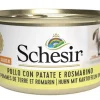Schesir Pollo Con Patate E Rosmarino Cibo Umido Cani Adulti Lattina 85g