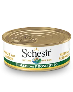 Schesir Pollo Con Prosciutto Cibo Umido Cani Adulti Lattina 150 g
