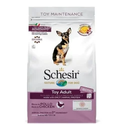 Schesir Ricco In Pollo Cibo Secco Cani Adulti Taglia Toy Sacco 2 Kg