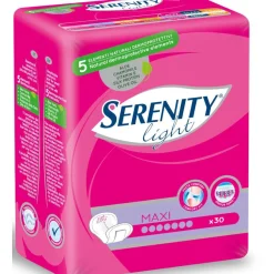Serenity Pannolone Assorbente Anatomico Light Maxi 30 Pezzi