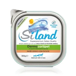 Siland Dermocortipet Paté Cervo Con Patate Per Cani Adulti 300g