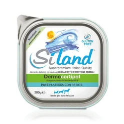 Siland Dermocortipet Umido Platessa/Patata Per Cani 300g