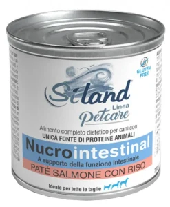 Siland Nucrointestinal Gusto Salmone Con Riso Cibo Umido Per Cani Adulti Lattina 300g