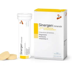 Sinergen Minerale Magnesio Potassio Vitamina C 20 Compresse Effervescenti