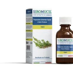 Siromucil Preparato Alimentare Con Estratto Di Lumaca Al Timo 150ml