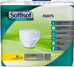 Soffisof Air Dry Pants Extra Taglia XL 12 Pezzi