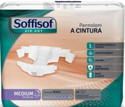Soffisof Classic Maxi Pannolone A Cintura Taglia M 15 Pezzi
