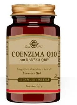 Solgar Coenzima Q10 30 Capsule Vegetali Integratore Naturale