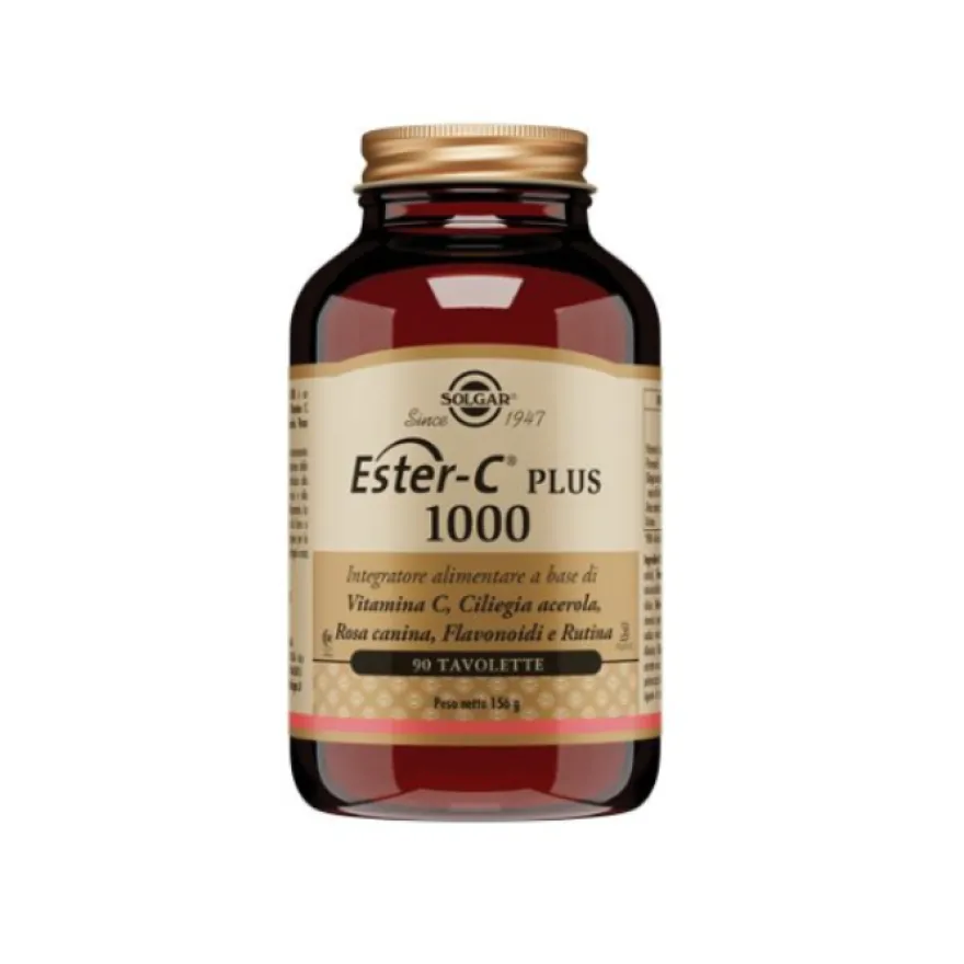 Solgar Ester-C Plus 1000 90 Tavolette Vitamina C Potenziata