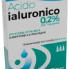 Soluzione Oftalmica Lubrificante Acido Ialuronico 0,2% 10 Monodose Richiudibili da 0,5ml