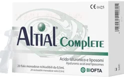 Soluzione Oftalmica Lubrificante Altial Complete 4 Strip da 5 Flaconi da 0,5 ml