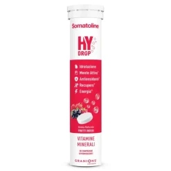 Somatoline Hydrop Frutti Rossi 20 Compresse Effervescenti
