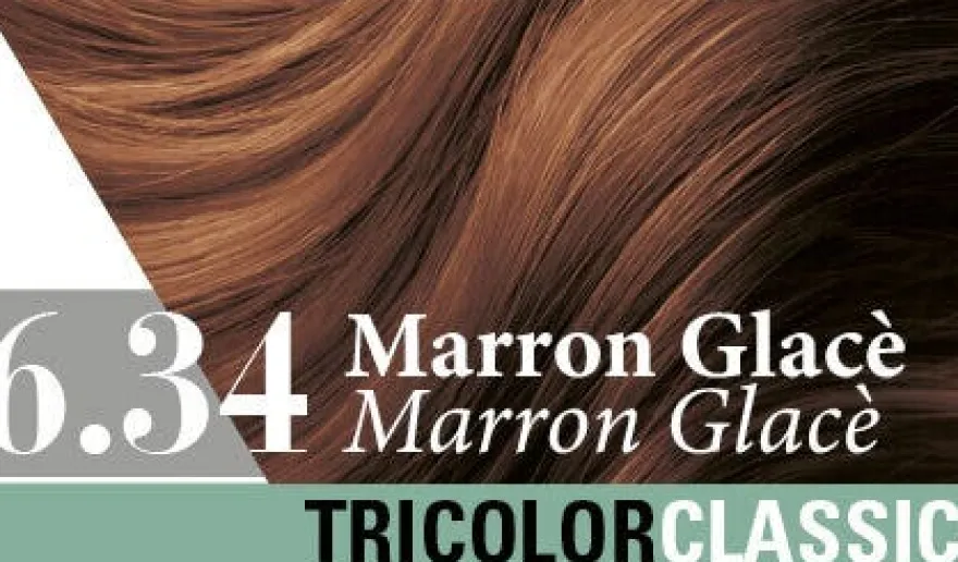 Specchiasol Tricolor Classic 6,34 Marròn Glacè 2 Tubi 50ml 2 Shaker 50ml + 4 Bustine 8ml